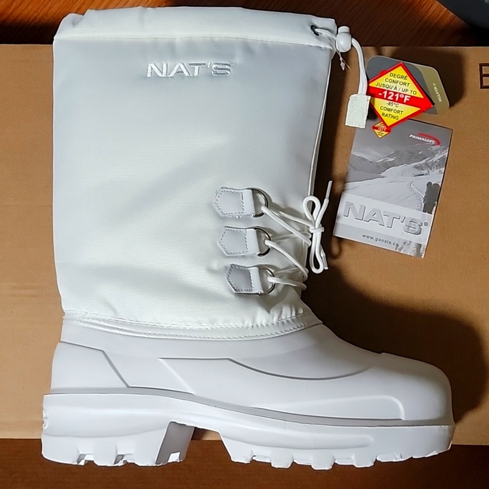 NWT NAT'S Men's sz 13 Winter Workboot with removable Primaloft liner